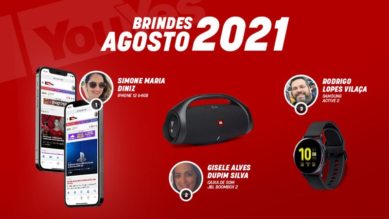 Os vencedores da premiação de agosto